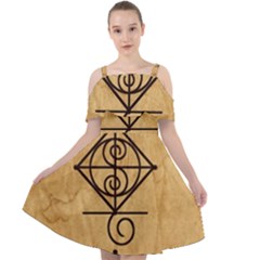 Cut Out Shoulders Dress 