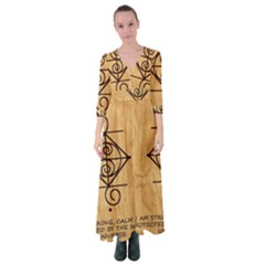 Button Up Maxi Dress 