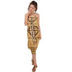 Waist Tie Cover Up Chiffon Dress 