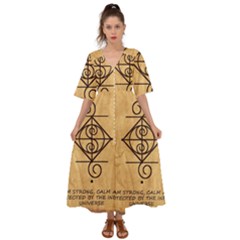 Kimono Sleeve Boho Dress 