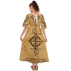 Kimono Sleeve Boho Dress 
