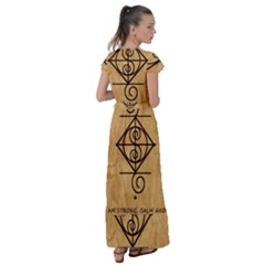 Flutter Sleeve Maxi Dress 