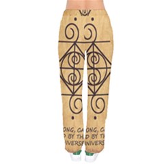 Women Velvet Drawstring Pants 