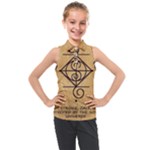 I Am Strong, Calm  And Protected By The Infinite Universe Kids  Sleeveless Polo Tee