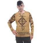 I Am Strong, Calm  And Protected By The Infinite Universe Men s Pique Long Sleeve Tee