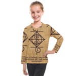 I Am Strong, Calm  And Protected By The Infinite Universe Kids  Long Mesh Tee