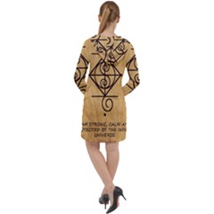 Long Sleeve Hoodie Dress 