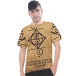 I Am Strong, Calm  And Protected By The Infinite Universe Men s Sport Top