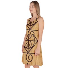 Knee Length Skater Dress With Pockets 