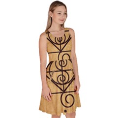 Knee Length Skater Dress With Pockets 