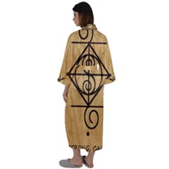 Maxi Satin Kimono 
