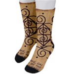 I Am Strong, Calm  And Protected By The Infinite Universe Men s Crew Socks