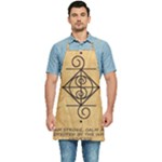 I Am Strong, Calm  And Protected By The Infinite Universe Kitchen Apron