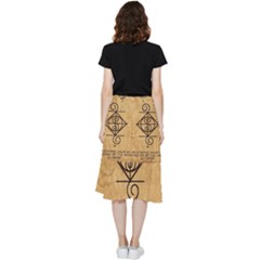 Frill Hi Low Chiffon Skirt 