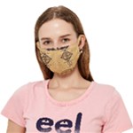 I Am Strong, Calm  And Protected By The Infinite Universe Crease Cloth Face Mask (Adult)