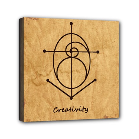 Creativity 2 copy (1) Mini Canvas 6  x 6  (Stretched) from ArtsNow.com