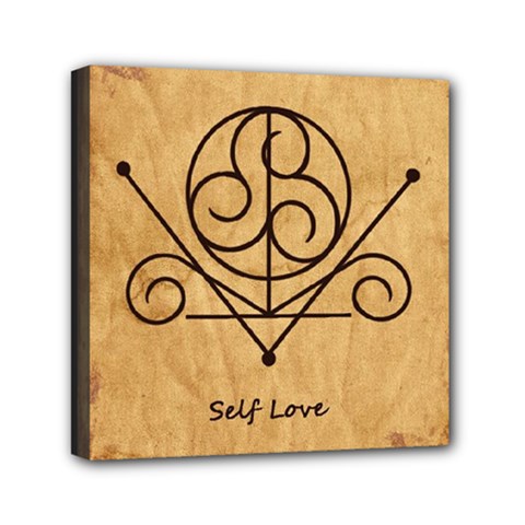 Self Love Mini Canvas 6  x 6  (Stretched) from ArtsNow.com