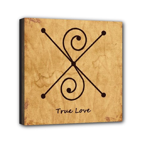True Love Mini Canvas 6  x 6  (Stretched) from ArtsNow.com
