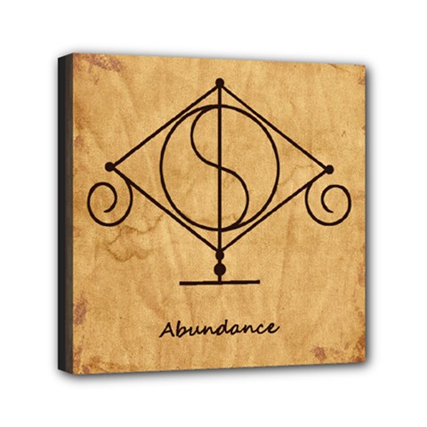 Abundance 2 copy Mini Canvas 6  x 6  (Stretched) from ArtsNow.com