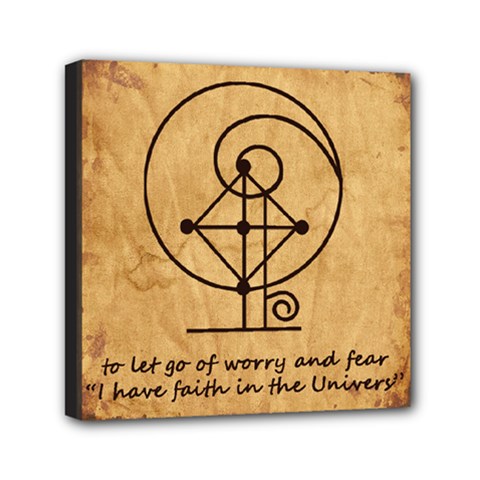 I have Faith in the Univers Mini Canvas 6  x 6  (Stretched) from ArtsNow.com
