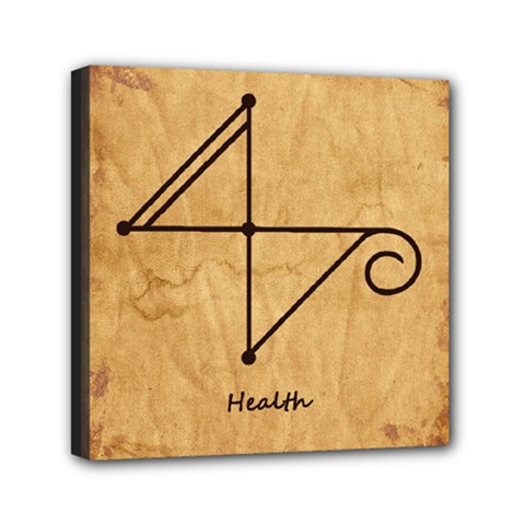 Health 2 copy Mini Canvas 6  x 6  (Stretched) from ArtsNow.com
