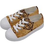 I Am Strong, Calm  And Protected By The Infinite Universe Kids  Low Top Canvas Sneakers