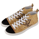 I Am Strong, Calm  And Protected By The Infinite Universe Men s Mid-Top Canvas Sneakers