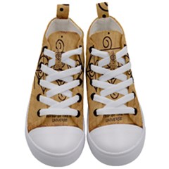 Kids  Mid-Top Canvas Sneakers 