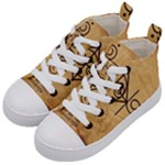 I Am Strong, Calm  And Protected By The Infinite Universe Kids  Mid-Top Canvas Sneakers