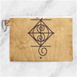 I Am Strong, Calm  And Protected By The Infinite Universe Canvas Cosmetic Bag (XL)