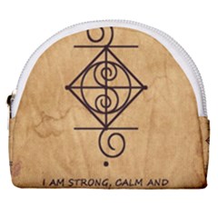Horseshoe Style Canvas Pouch 