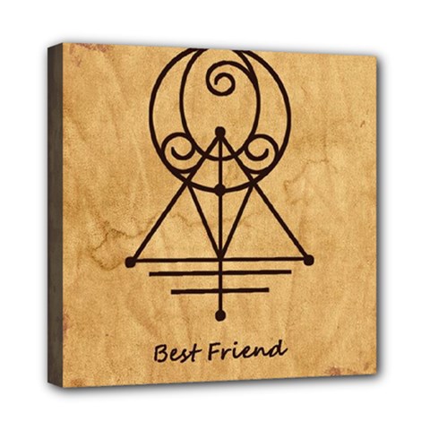 Best Friend Mini Canvas 8  x 8  (Stretched) from ArtsNow.com