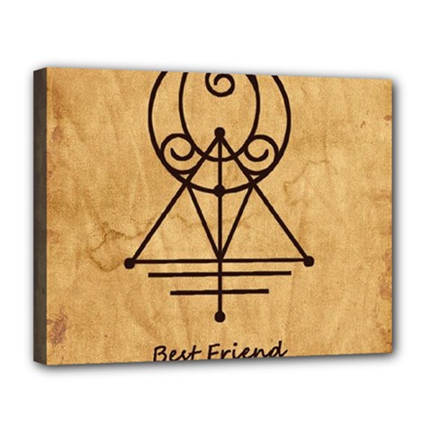 Best Friend Canvas 14  x 11  (Stretched) from ArtsNow.com