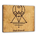 Best Friend Canvas 20  x 16  (Stretched)