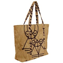 Zip Up Canvas Bag 