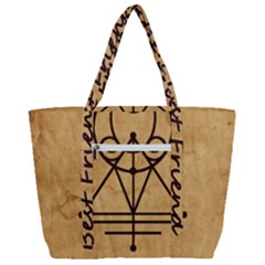 Zip Up Canvas Bag 