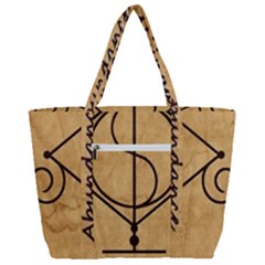 Zip Up Canvas Bag 