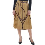 Abundance Classic Velour Midi Skirt 