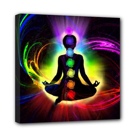 Chakra Design Mini Canvas 8  x 8  (Stretched) from ArtsNow.com
