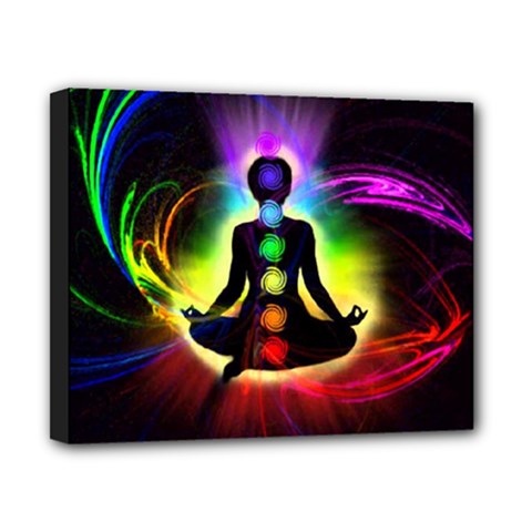 Chakra Design Canvas 10  x 8  (Stretched) from ArtsNow.com