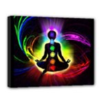 Chakra Design Canvas 14  x 11  (Stretched)