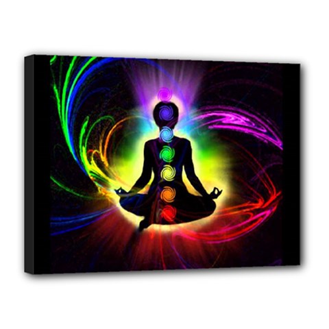 Chakra Design Canvas 16  x 12  (Stretched) from ArtsNow.com