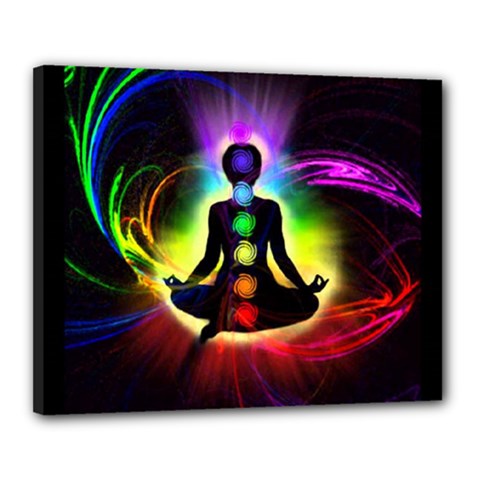Chakra Design Canvas 20  x 16  (Stretched) from ArtsNow.com
