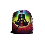 Chakra Design Drawstring Pouch (Medium)