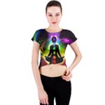 Chakra Design Crew Neck Crop Top