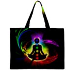Chakra Design Zipper Mini Tote Bag