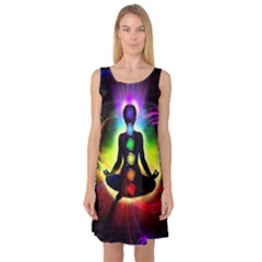 Sleeveless Satin Nightdress 