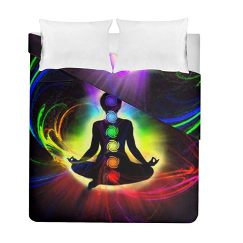 Chakra Design Duvet Cover Double Side (Full/ Double Size) from ArtsNow.com