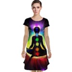 Chakra Design Cap Sleeve Nightdress