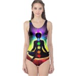 Chakra Design One Piece Swimsuit
